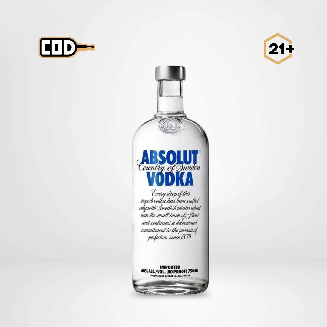 Absolut Blue Vodka 750ml