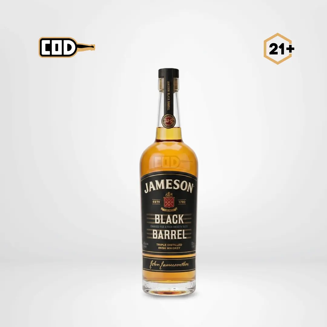 Jameson Black Barrel 750ml Original Sealed Bottle - City of Drinks Jameson Black Barrel 750ml - Minuman Spirits Original Resmi | City of Drinks