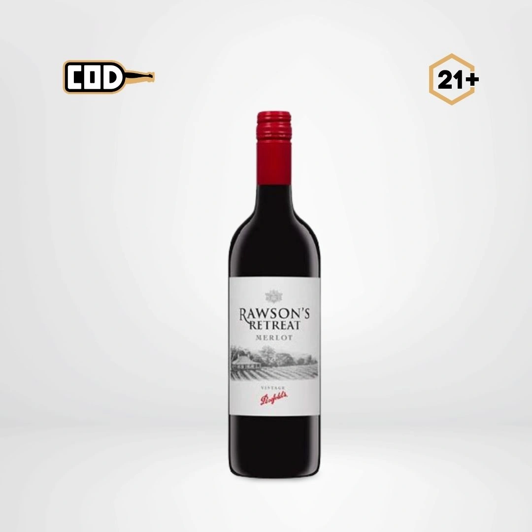 Penfolds Rawsons Retreat Merlot 750ml - Minuman Original Resmi | City of Drinks