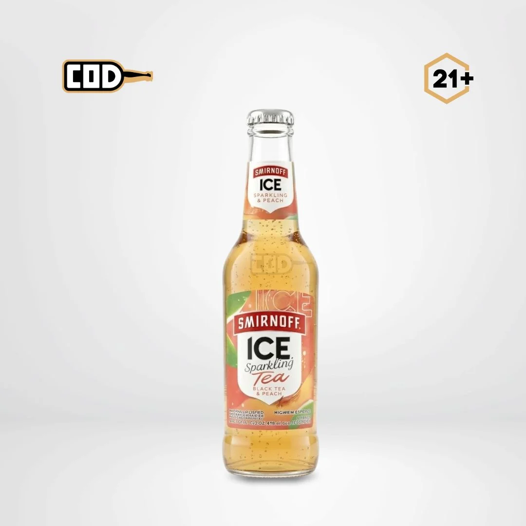 Smirnoff Ice Black Tea & Peach 275ml Original Sealed Bottle - City of Drinks Smirnoff Ice Black Tea & Peach 275ml - Minuman Cocktail Original Resmi | City of Drinks