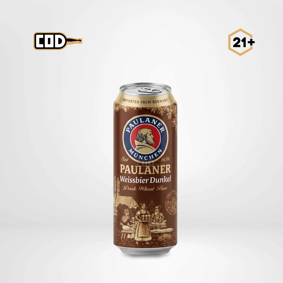 Beer Paulaner Weissbier Dunkel Can 500ml