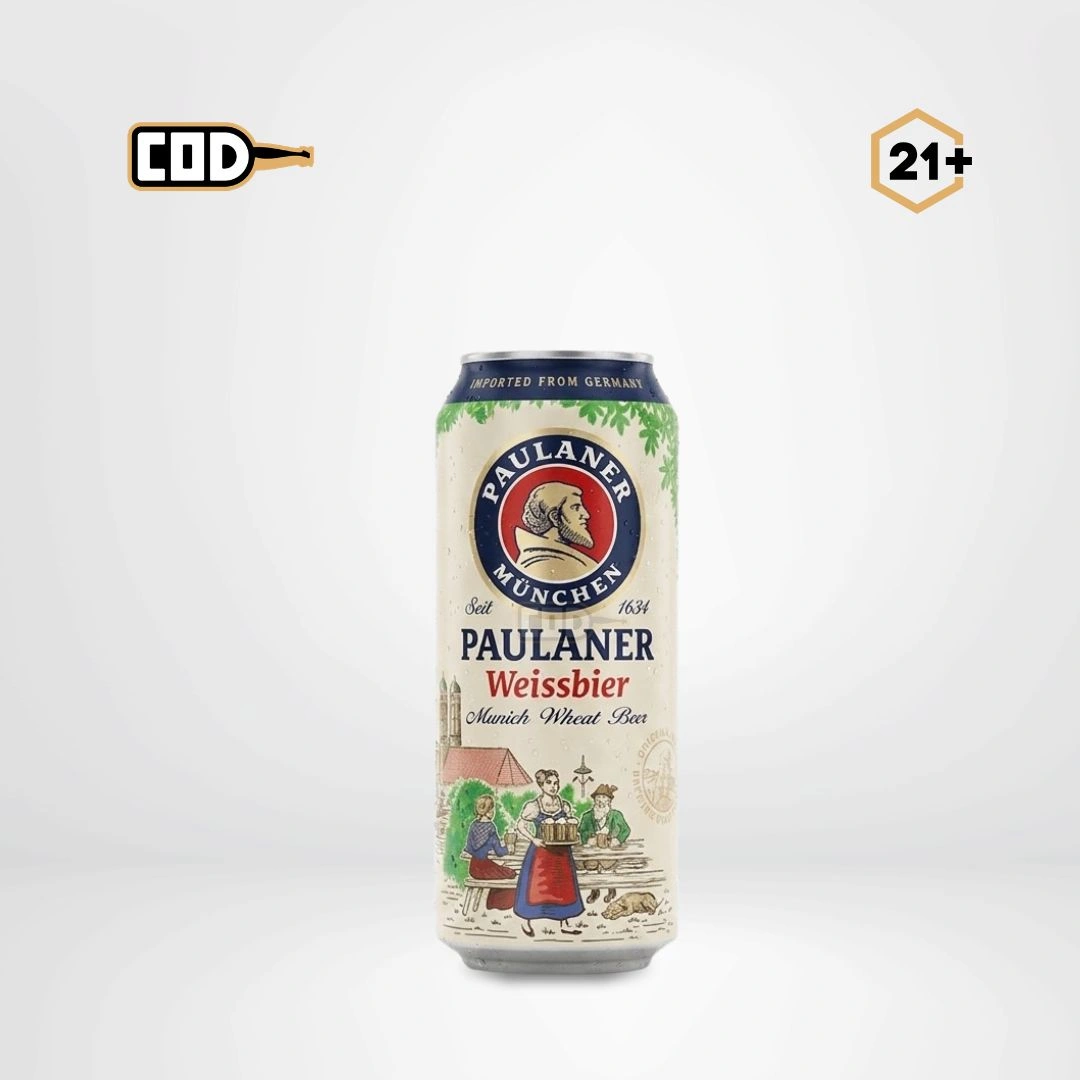 Beer Paulaner Weissbier Naturtrub Can 500ml