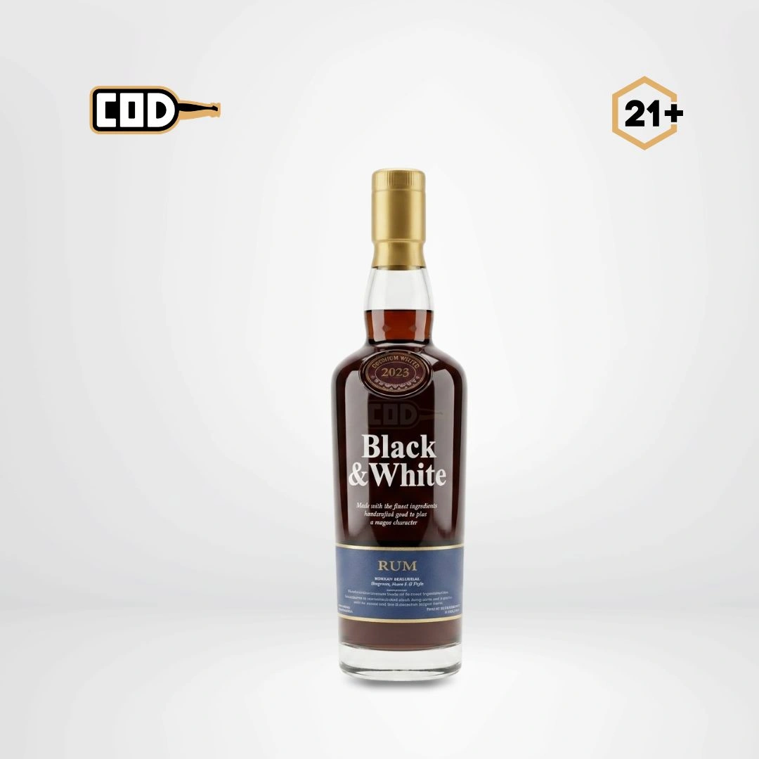 Black & White Dark Rum 700ml