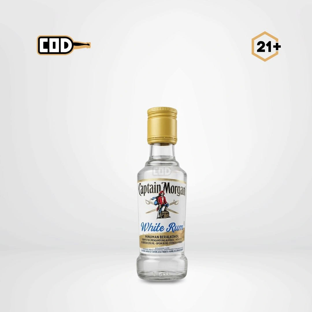 Captain Morgan White Rum 200ml