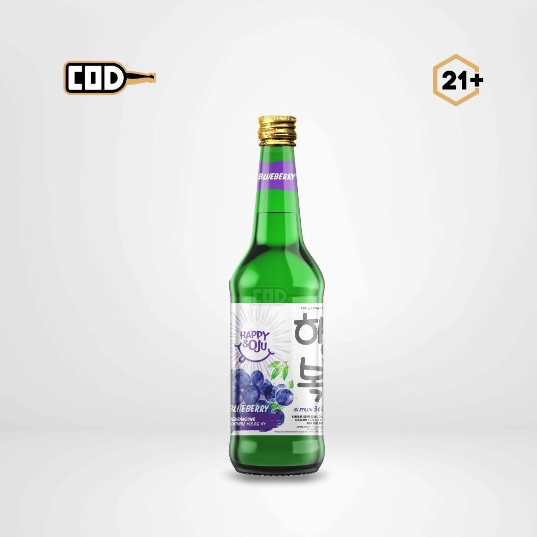 Happy Soju Blueberry 360ml