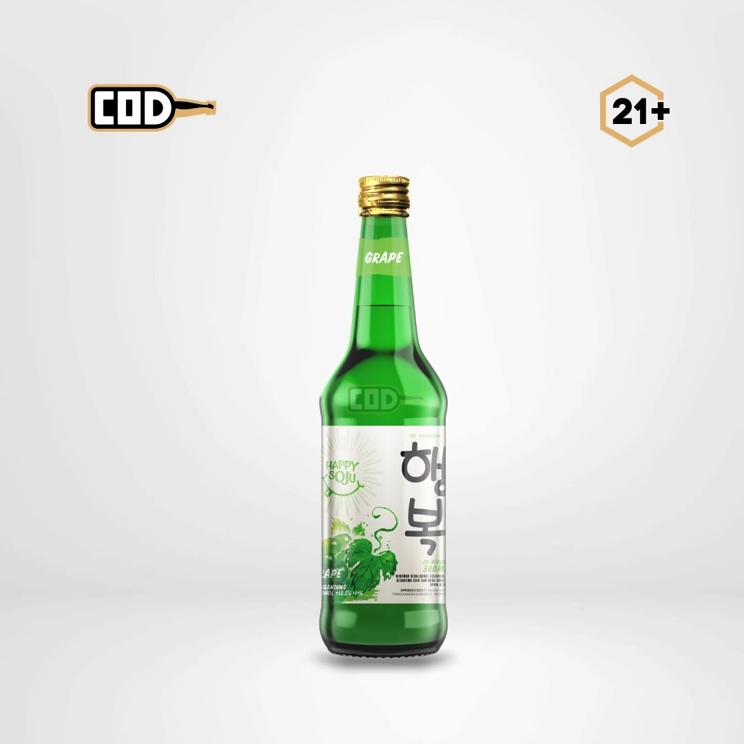 Happy Soju Green Grape 360ml