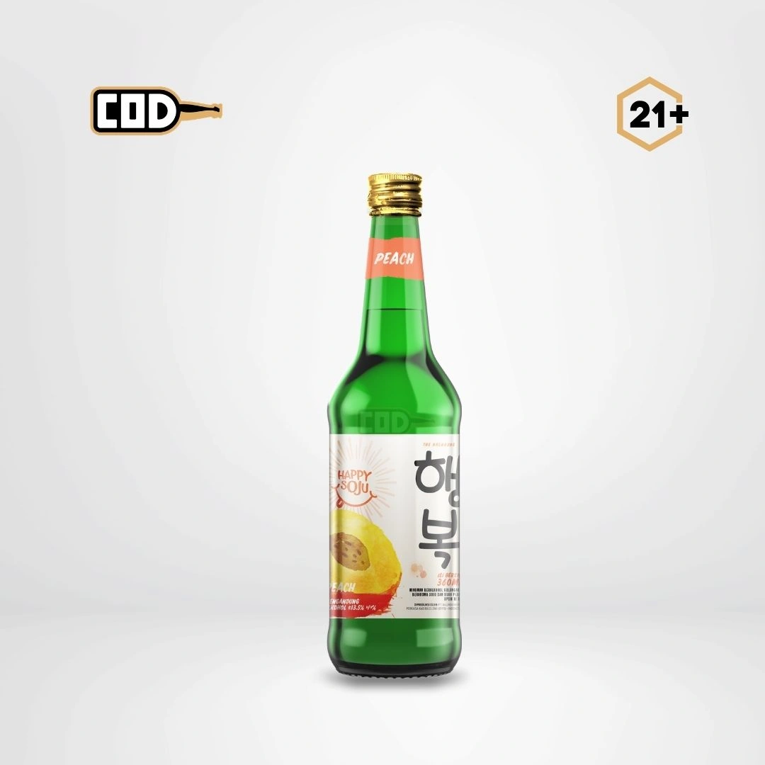Happy Soju Peach 360ml