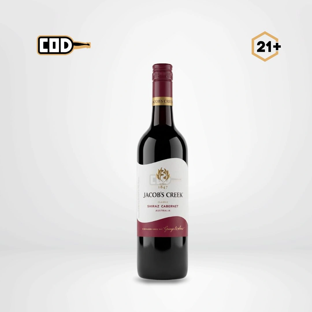 Jacobs Creek Shiraz Cabernet Red Wine Australia 750ml