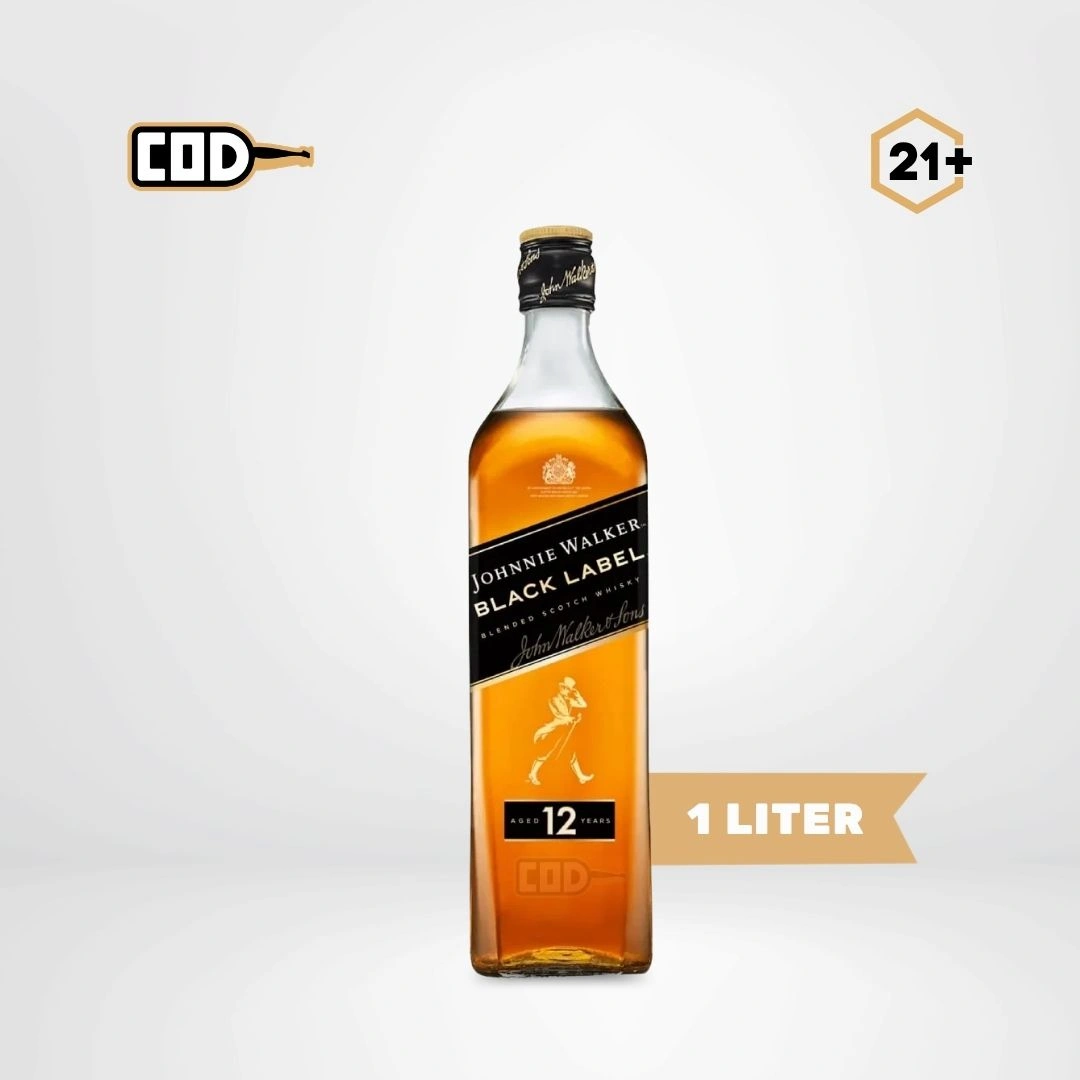 Johnnie Walker Black Label Whisky 1Liter