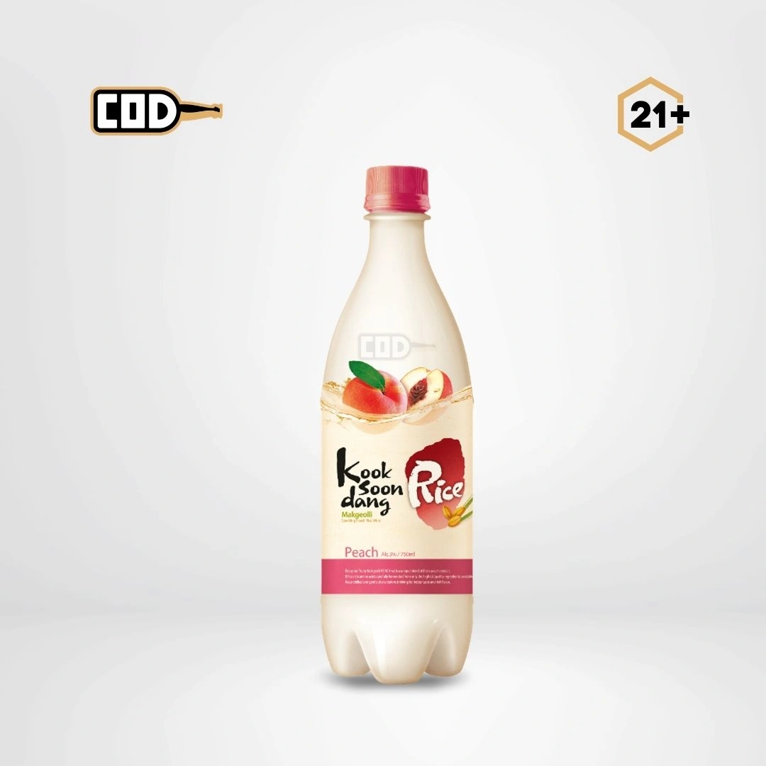 Kook Soondang Rice Makgeolli Peach Makkoli 750ml