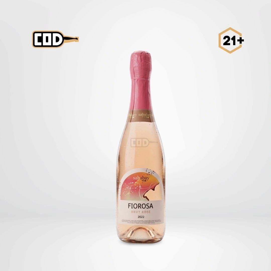 Sababay Fiorosa Brut Rose 750ml Original Sealed Bottle - City of Drinks Sababay Fiorosa Brut Rose 750ml — Minuman Wine Original Resmi City of Drinks