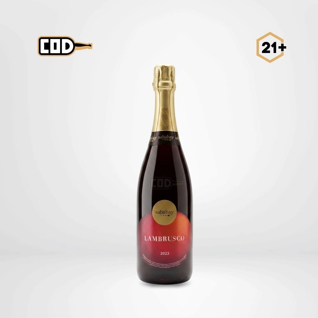 Sababay Lambrusco 750ml Original Sealed Bottle - City of Drinks Sababay Lambrusco 750ml — Minuman Wine Original Resmi City of Drinks