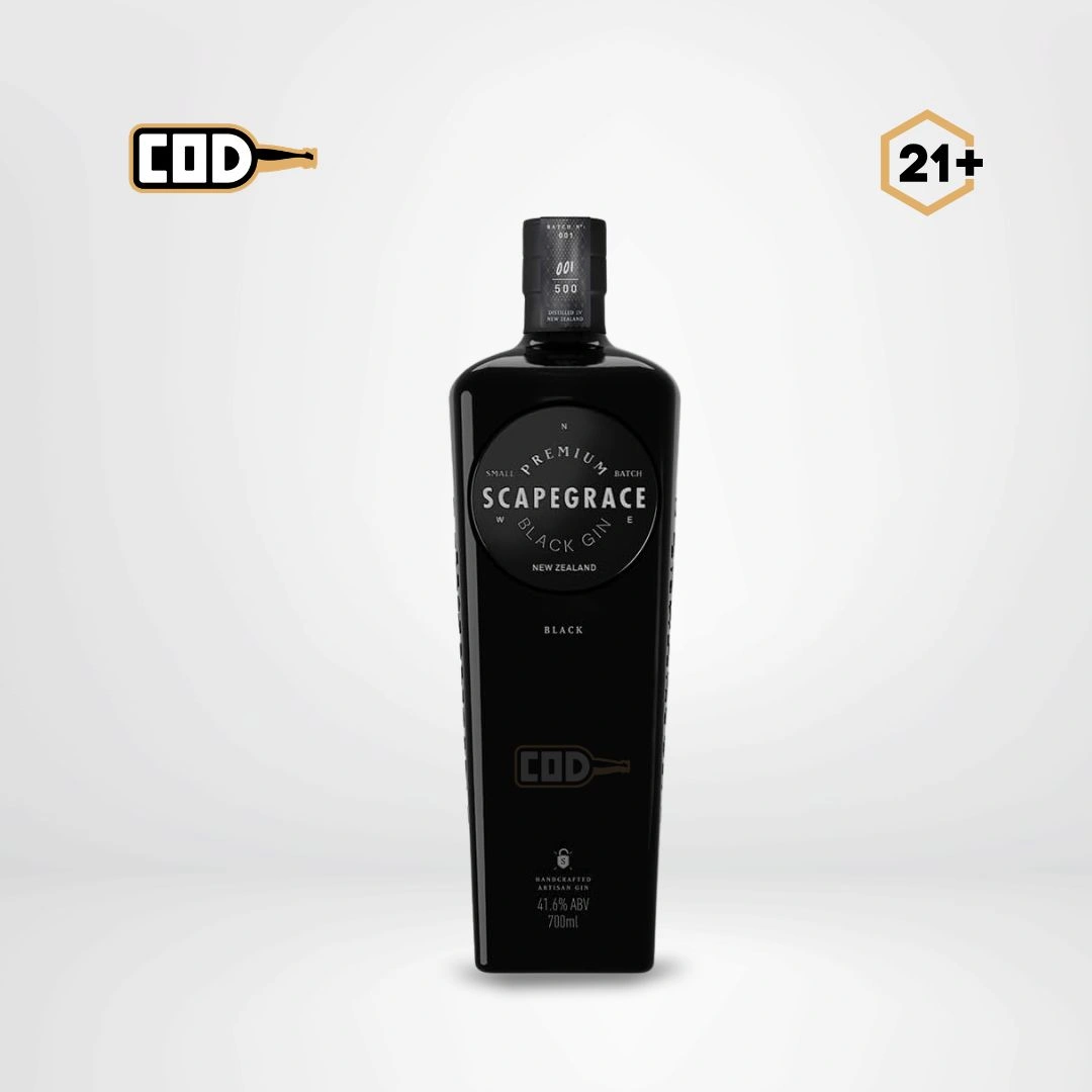 Scapegrace Premium Black Gin 700ml