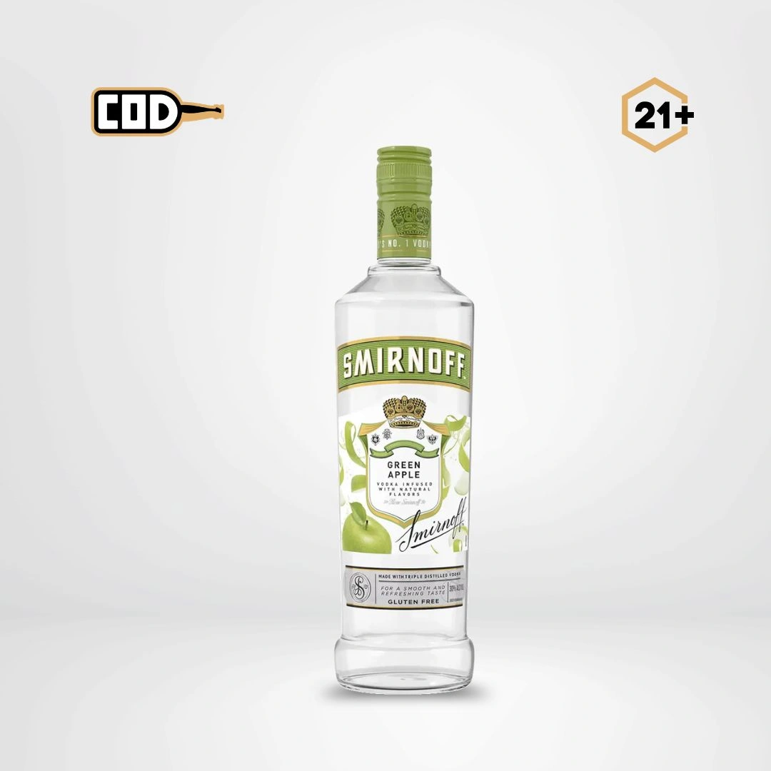 Smirnoff Vodka Green Apple 700ml