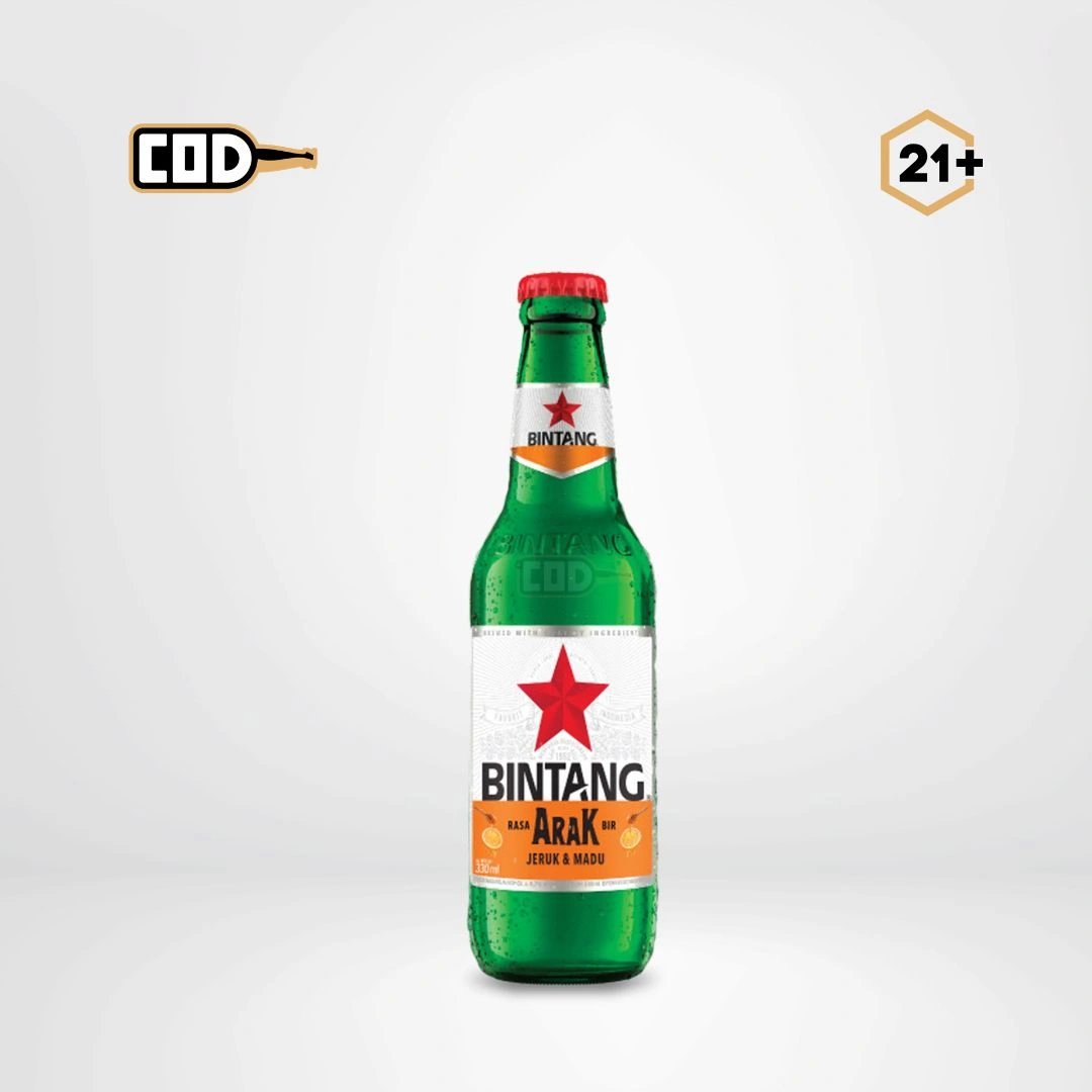 Beer Bintang Arak Jeruk & Madu Botol 330ml