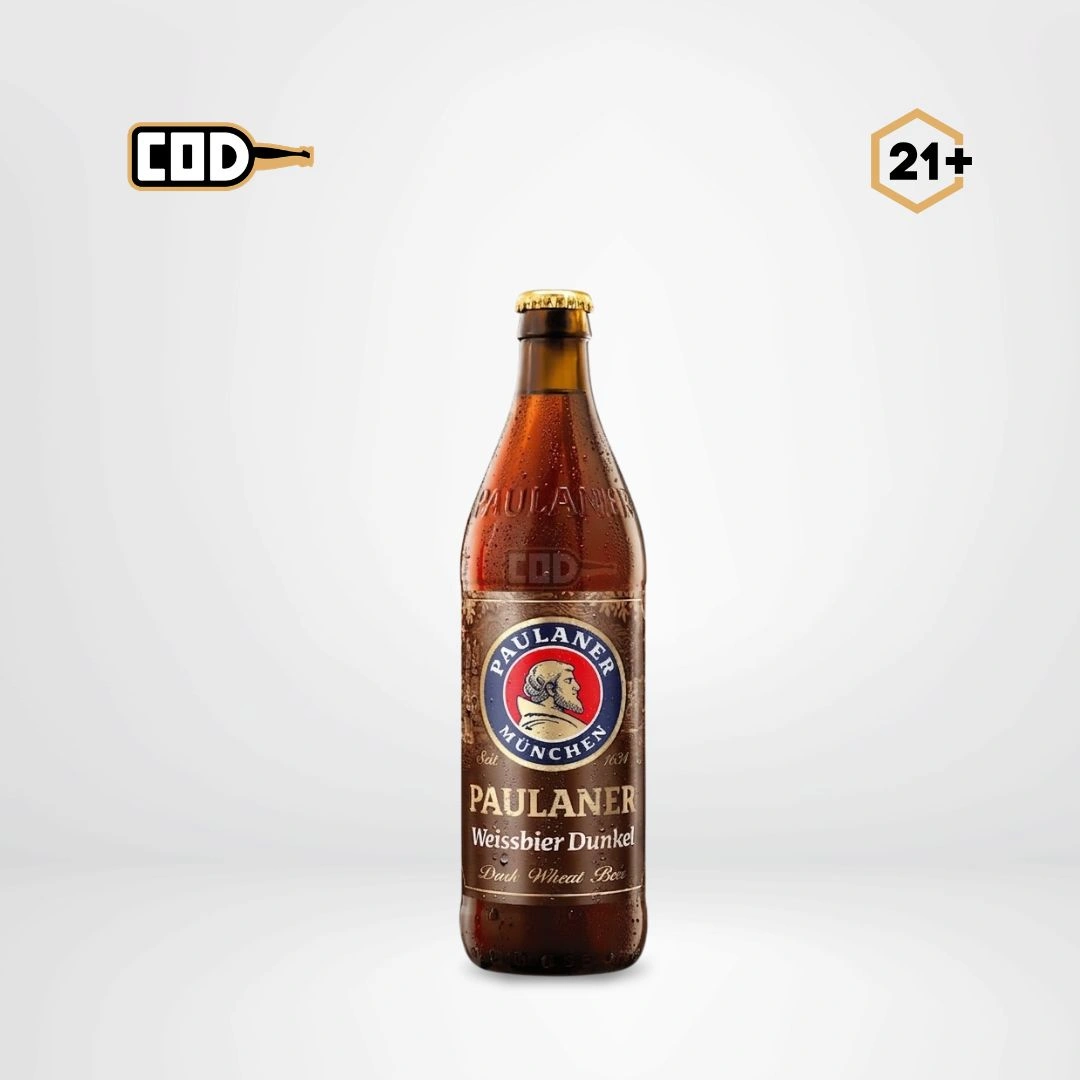 Beer Paulaner Weissbier Dunkel Botol 500ml