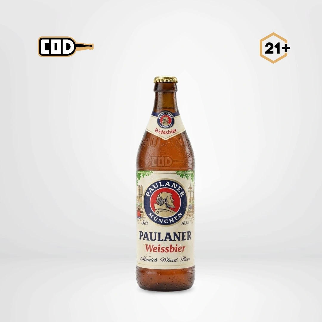 Beer Paulaner Weissbier Naturtrub Botol 500ml