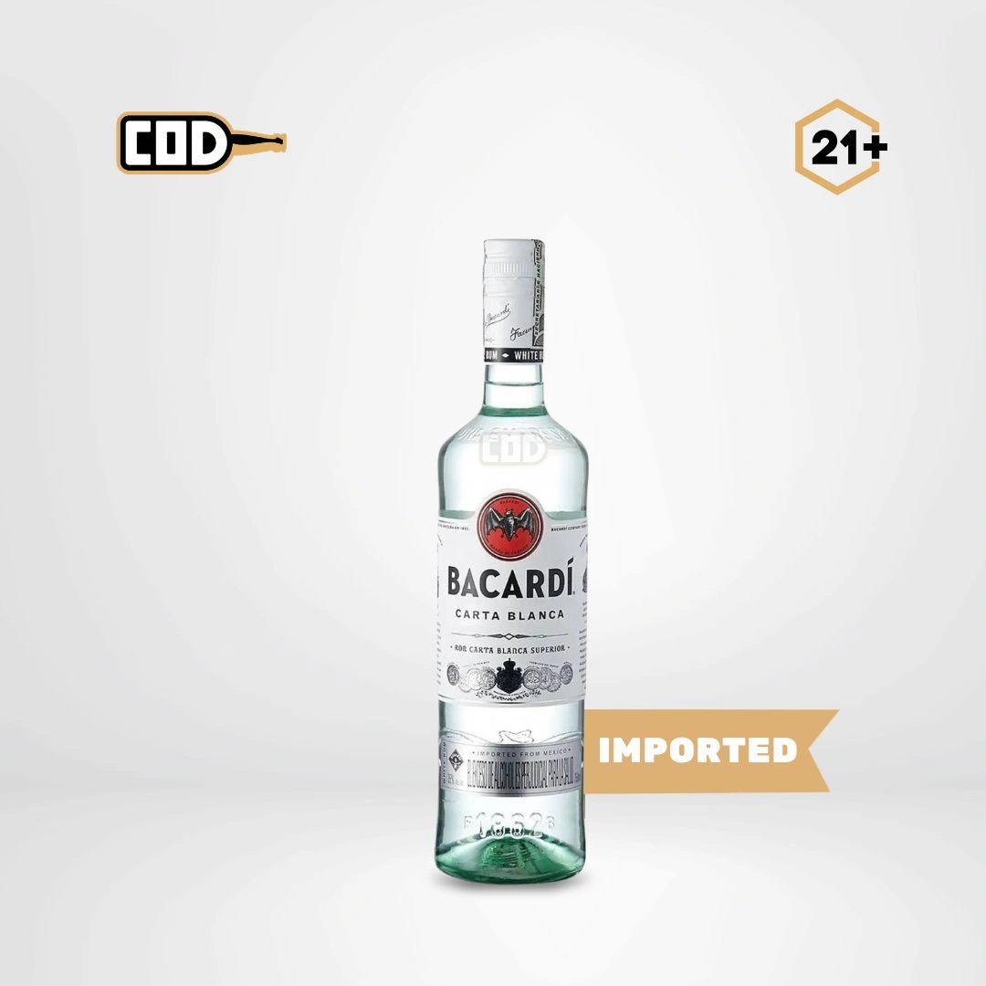 Bacardi Carta Blanca Imported 750ml