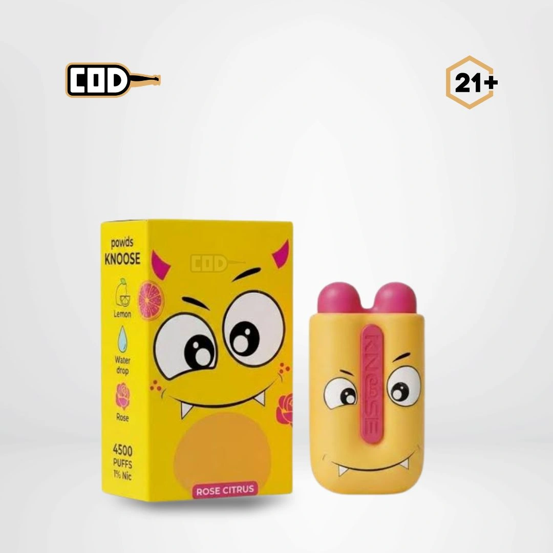 Hw Powds Knoose Rose Citrus 6ml 4500 Puffs