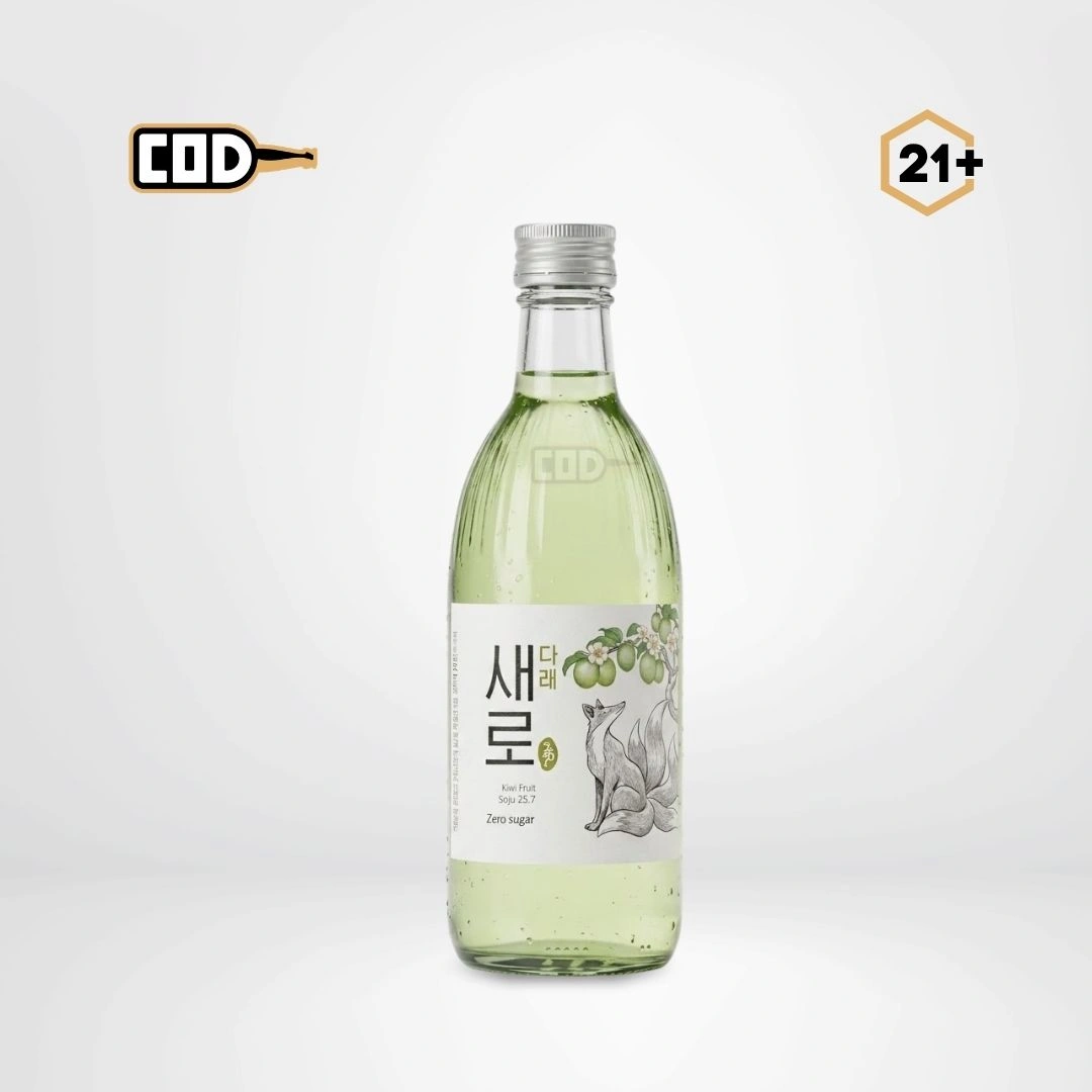 Soju Chumchurum Saero Kiwi Zero Sugar 375ml
