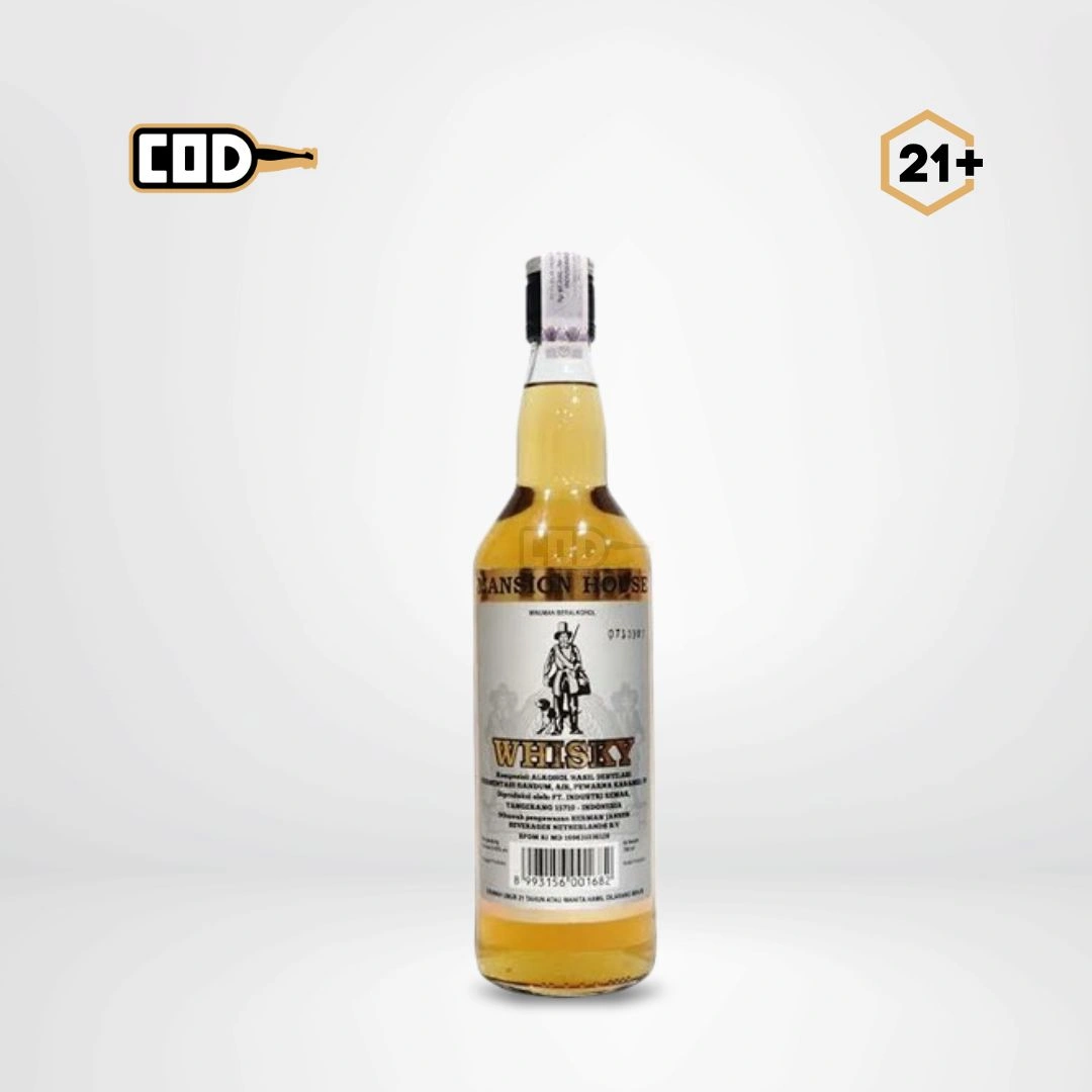 Mansion House Whisky 700ml Original Sealed Bottle - City of Drinks Mansion House Whisky 700ml — Minuman Whisky Original Resmi City of Drinks