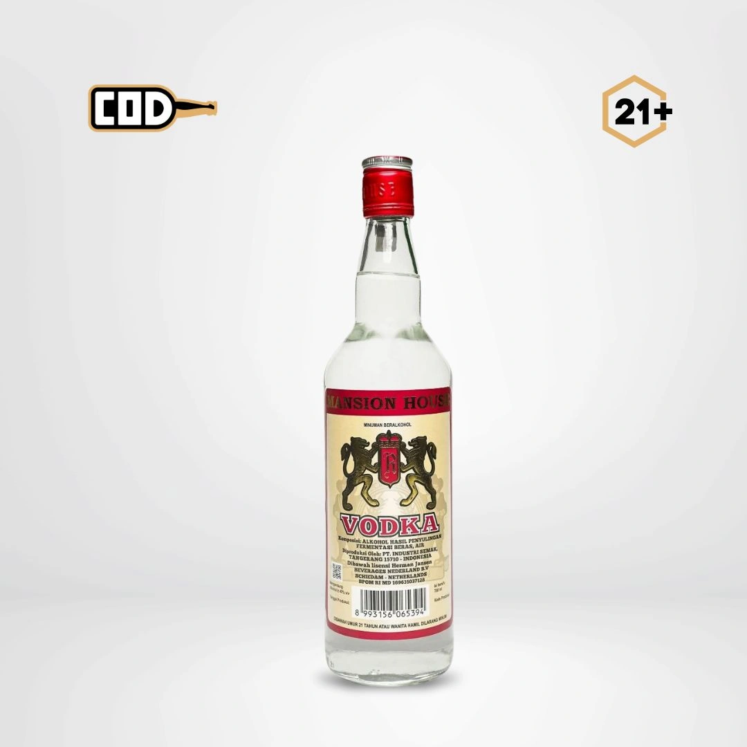 Mansion House Vodka 700ml Original Sealed Bottle - City of Drinks Mansion House Vodka 700ml — Minuman Vodka Original Resmi City of Drinks