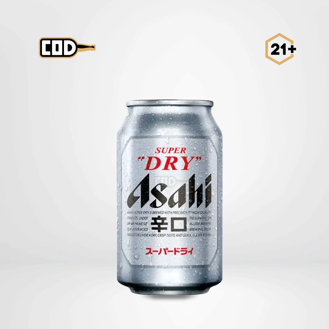 Beer Asahi Super Dry Can 350ml