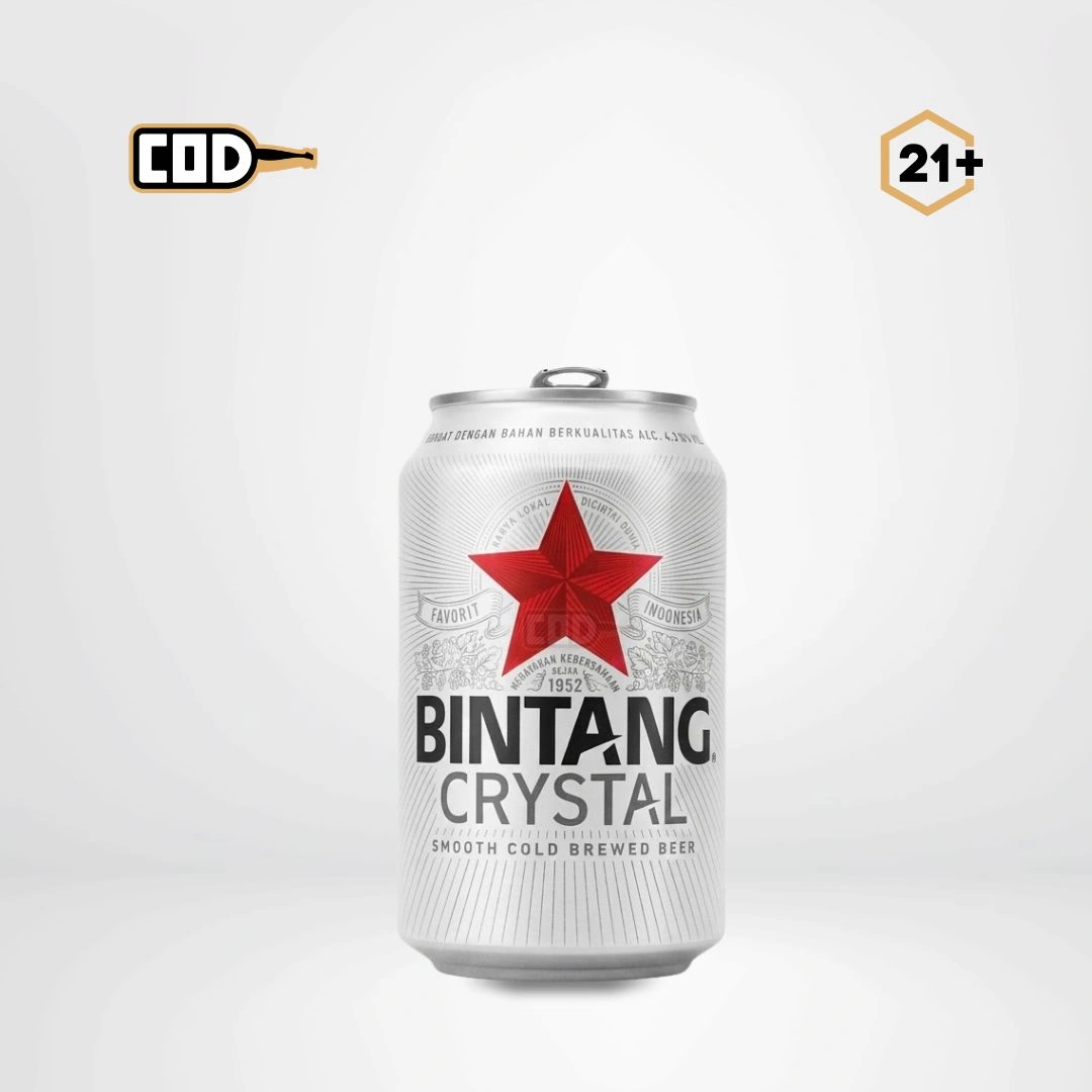 Beer Bintang Crystal Can 320ml